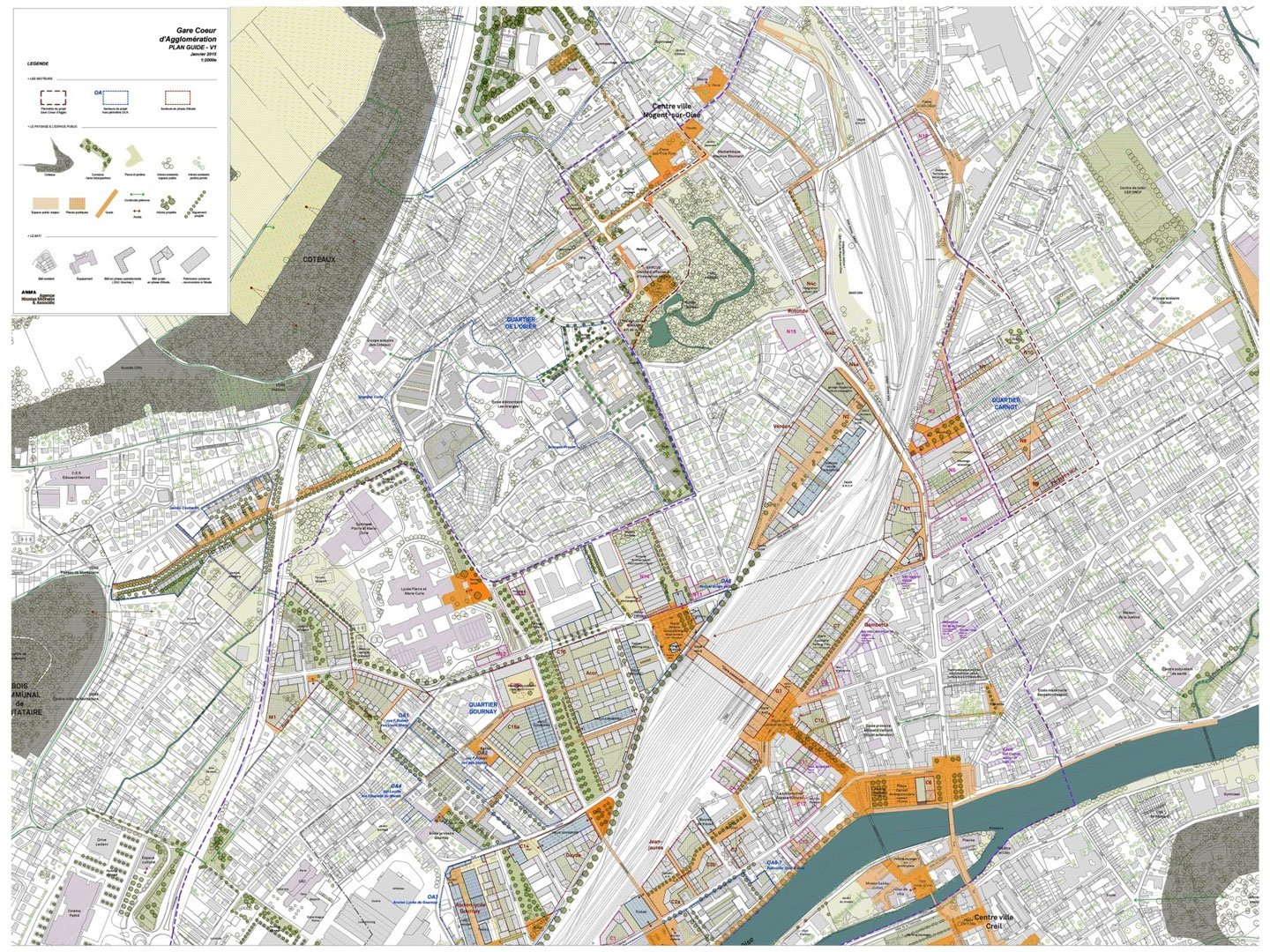 Creil guide map