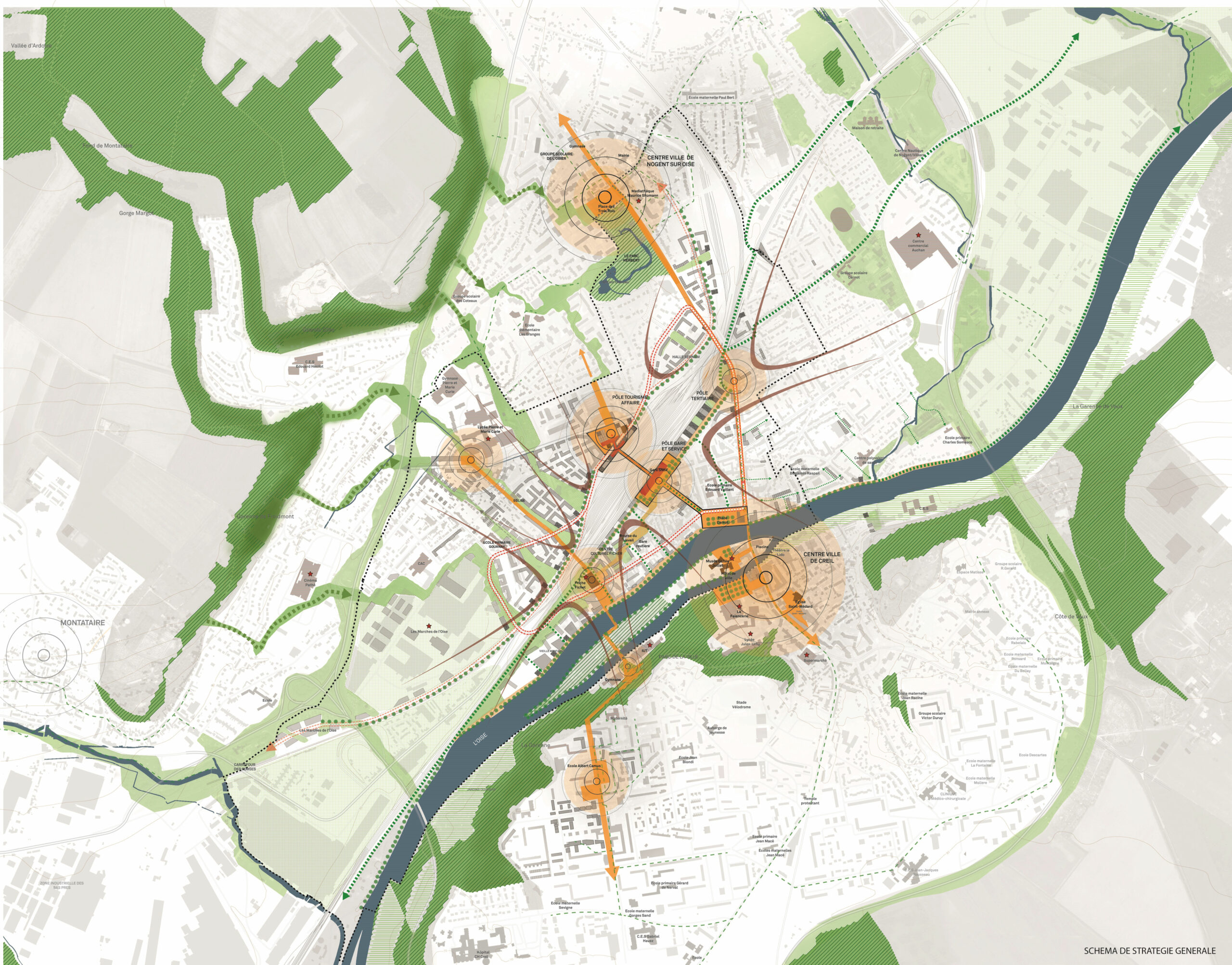 Creil guide map